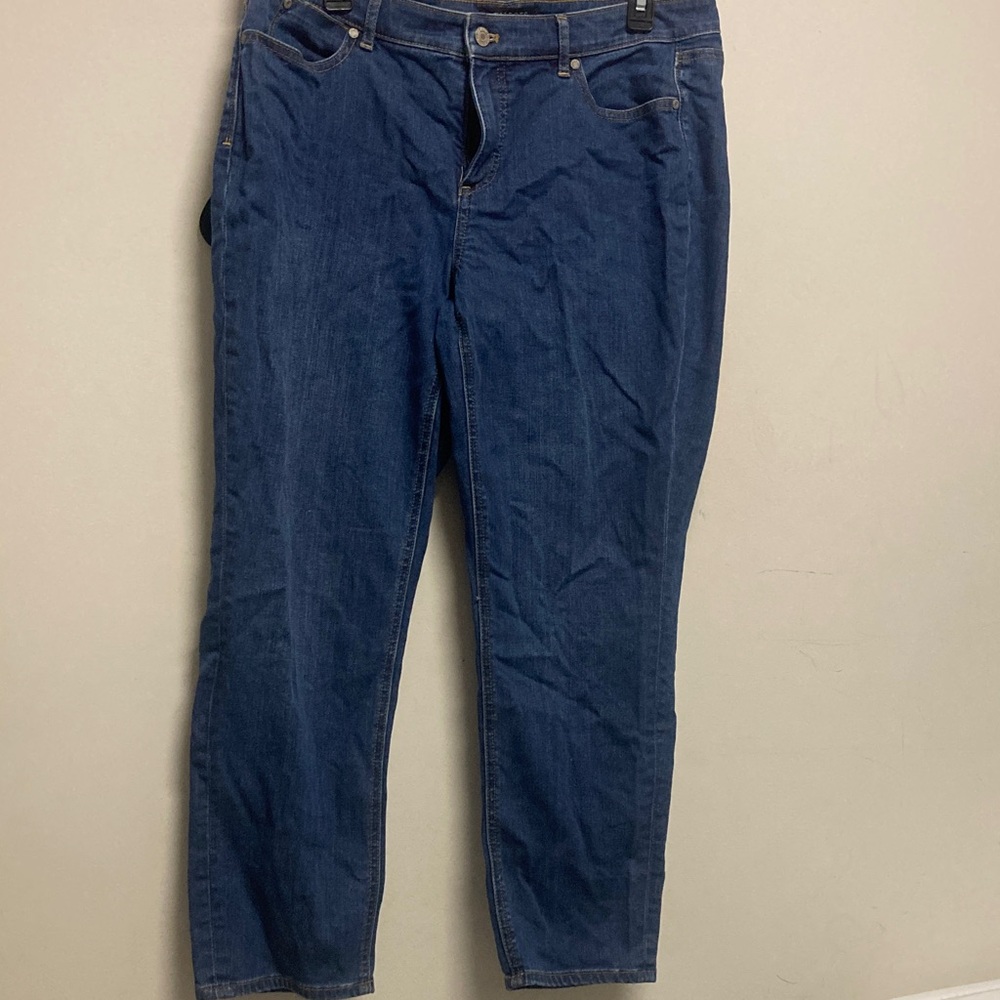 TALBOTS FLAWLESS FIVE POCKET/Classic Blue Women's Jeans